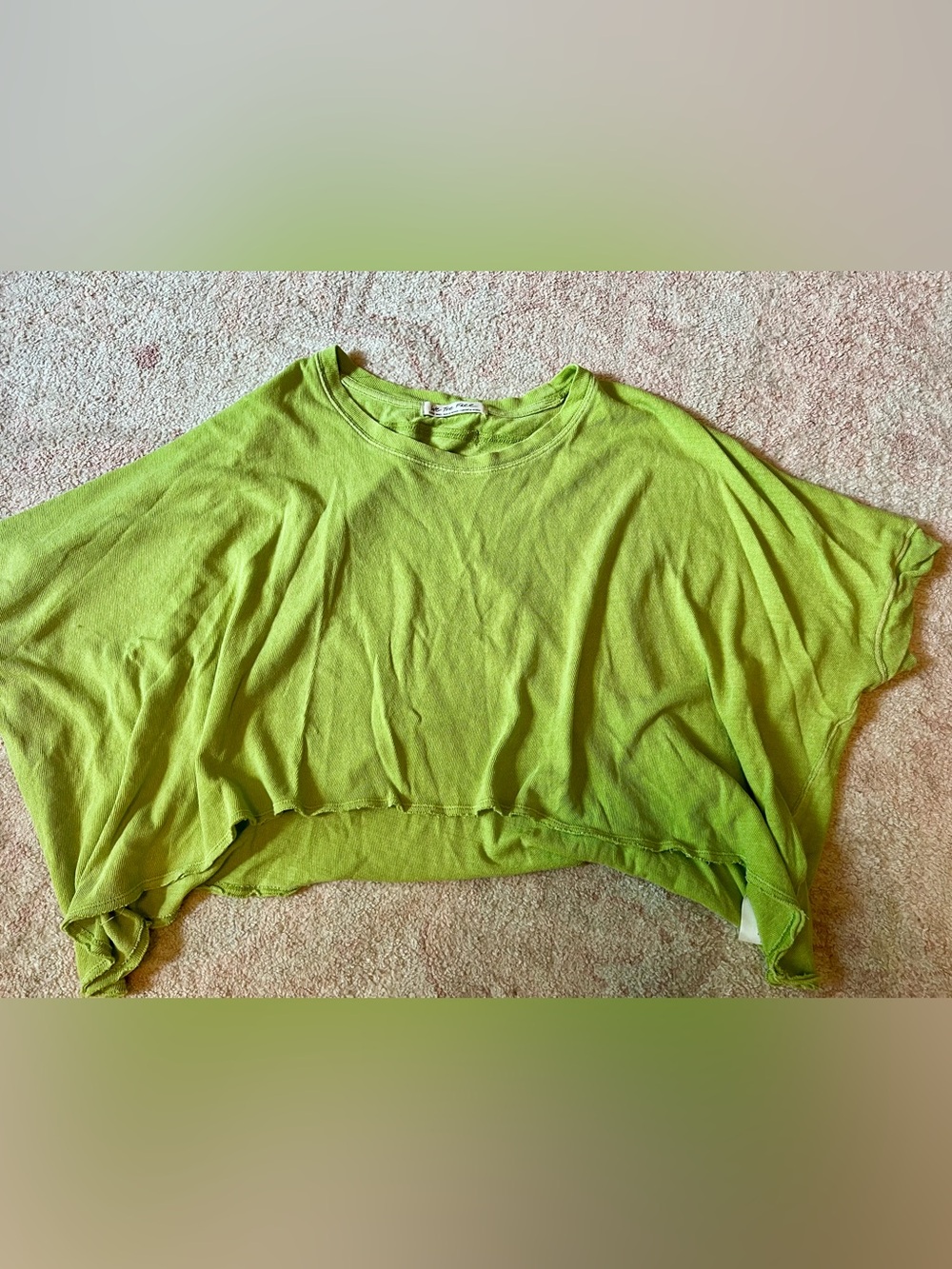 We The Free Cropped CC Tee in Lace Fern Green - Picture 2 of 6